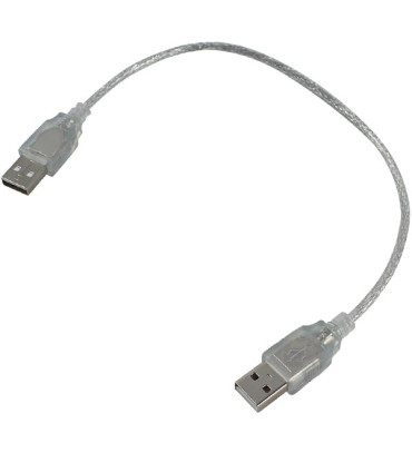 DEXTER POWERMASTER 40 CM ŞEFFAF USB ERKEK-ERKEK KABLO