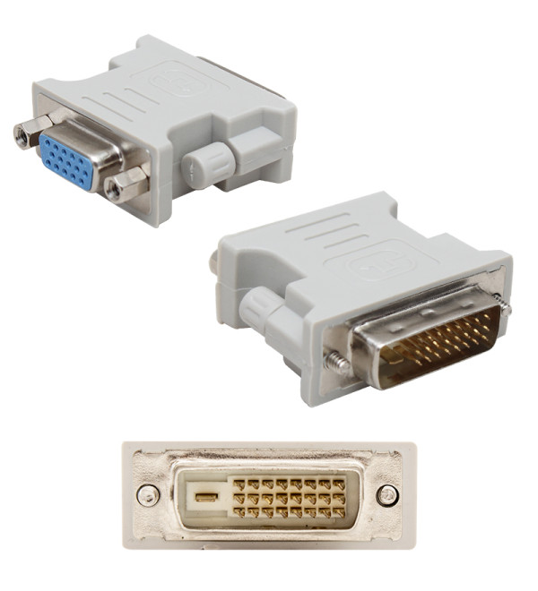 POWERMASTER DVI ERKEK VGA DİŞİ DVI 24+1 DVI TO VGA DÖNÜŞTÜRÜCÜ