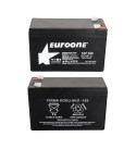 EUROONE EO127.0 12 VOLT - 7 AMPER AKÜ (150 X 65 X 90 MM)