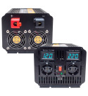 DXT POWERMASTER PWR1800 12 ÇİFT DİJİTAL EKRAN 12 VOLT   1800 WATT MODIFIED SINUS WAVE INVERTER