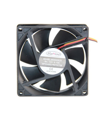 DEXTER MARXLOW IC 216 FAN 80X80X25 MM 8X8 12 VOLT DC 3 KABLOLU FAN