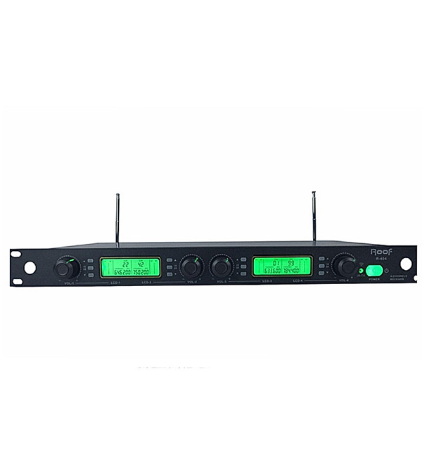 DXT ROOF R 404 4 KANAL UHF KABLOSUZ MİKROFON RECEIVER