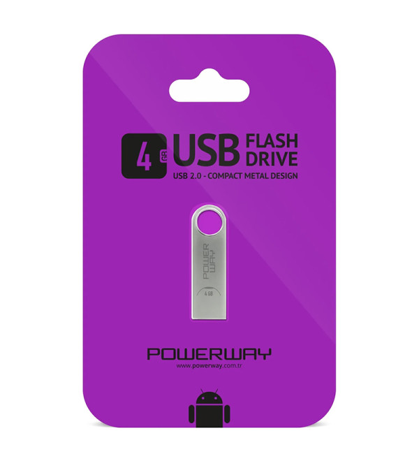 DXT POWERWAY 4 GB METAL USB FLASH BELLEK