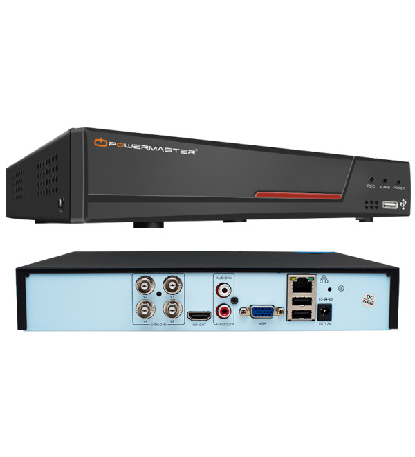 DXT POWERMASTER PM 4410 4 KANAL 6IN1 DVR KAYIT CİHAZI (H265)