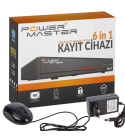 DXT POWERMASTER PM 4410 4 KANAL 6IN1 DVR KAYIT CİHAZI (H265)