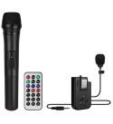 DXT MAGICVOICE MV 2016 VHF EL+YAKA MİKROFONLU USB+SD+BT SEYYAR ANFİ