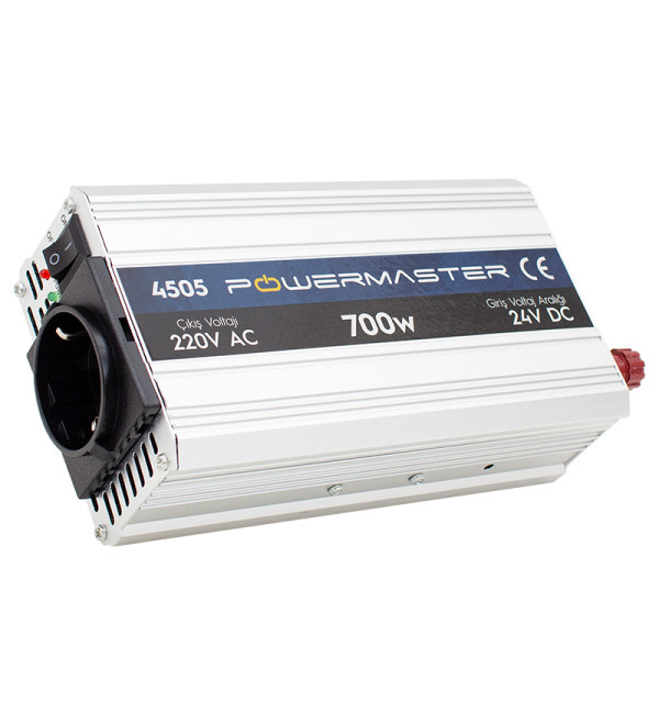 DXT POWERMASTER PM 4505 24 VOLT   700 WATT MODIFIED SINUS INVERTER