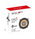 DXT MAGICVOICE MV 861 13 CM 180 WATT ÇİFT YOLLU TWEETERLI TEKLİ OTO HOPARLÖR (YEDEK HOPARLÖR)