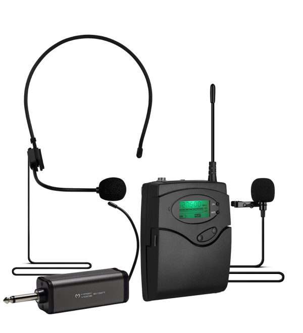 DXT MAGICVOICE MV 1303Y UHF 1 YAKA + 1 HEADSET KABLOSUZ MİKROFON