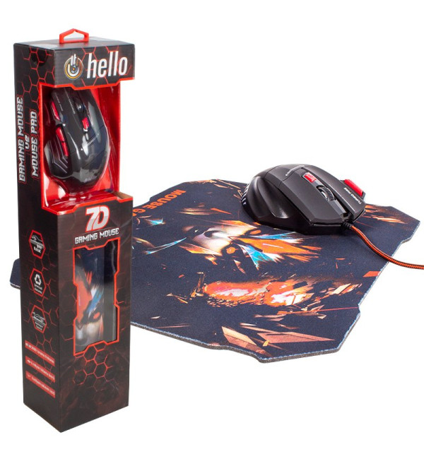 DXT HELLO HL 39 KABLOLU GAMING MOUSEMOUSE PAD