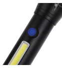 DXT POWERMASTER PM 14621 METAL FLASHLIGHT COB POWER LEDLİ ŞARJLI EL FENERİ