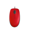 LOGITECH M110 SESSİZ USB OPTİK KABLOLU MOUSE KIRMIZI 910-006759