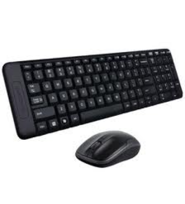 LOGITECH MK220 Q TR KABLOSUZ KLAVYE MOUSE SET SİYAH 920-003163