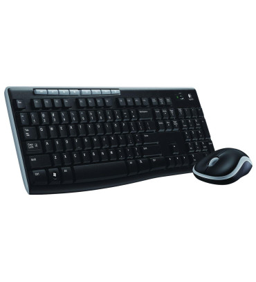 LOGITECH MK270 Q TR KABLOSUZ KLAVYE MOUSE SET SİYAH 920-004525