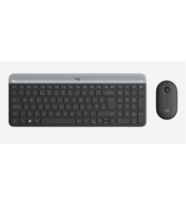 LOGITECH MK470 Q TR İNCE KABLOSUZ KLAVYE MOUSE SET SİYAH 920-009435