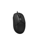 A4 TECH FM12 SİYAH USB OPTİK 1200DPI KABLOLU MOUSE