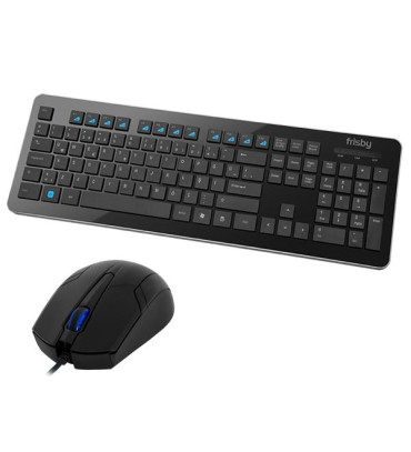 FRISBY FK-158QU USB Q TR MM SİYAH KABLOLU KLAVYE MOUSE SET