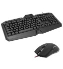 FRISBY FK-4865QU USB Q TR MM SİYAH KABLOLU GAMING KLAVYE MOUSE SET