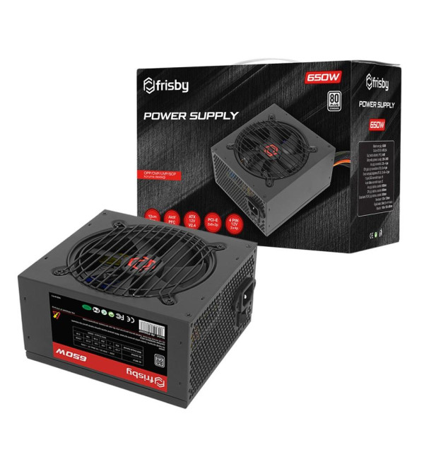 FRISBY FR-PS6580P 80+ POWER SUPPLY 650W