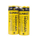 DXT SUNKKO 3.7 VOLT 1400 MAH 18500 ŞARJ EDİLEBİLİR PİL (2Lİ PAKET)