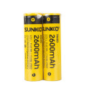 DXT SUNKKO 3.7 VOLT 2600 MAH 18650 ŞARJ EDİLEBİLİR PİL (2Lİ PAKET)