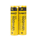 DXT SUNKKO 3.7 VOLT 1500 MAH 18650 ŞARJ EDİLEBİLİR PİL (2Lİ PAKET)