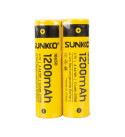 DXT SUNKKO 3.7 VOLT 1200 MAH 18650 ŞARJ EDİLEBİLİR PİL (2Lİ PAKET)