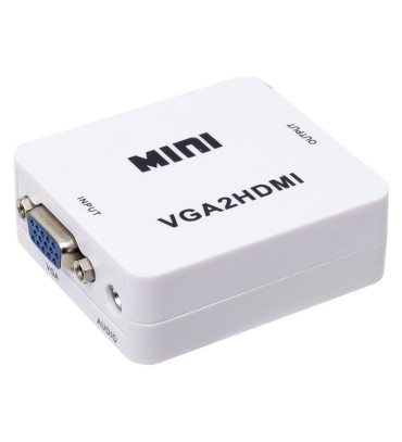 DXT POWERMASTER PM 18698 VGA TO HDMI SES ÇIKIŞLI MİNİ MODEL DÖNÜŞTÜRÜCÜ