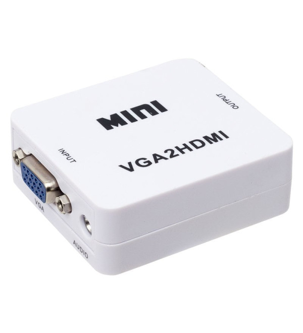 DXT POWERMASTER PM 18698 VGA TO HDMI SES ÇIKIŞLI MİNİ MODEL DÖNÜŞTÜRÜCÜ