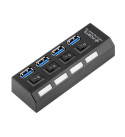 DXT POWERMASTER PM 11365 4 PORT ANAHTARLI USB 3.0 30 CM KABLOLU USB HUB ÇOKLAYICI