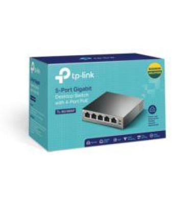 TP-LINK TL-SG1005P 5 PORT GIGABIT 4 PORT POE SWITCH