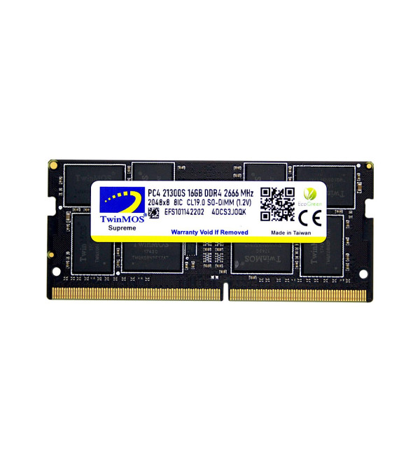 16 GB DDR4 2666MHZ TWINMOS NB MDD416GB2666N