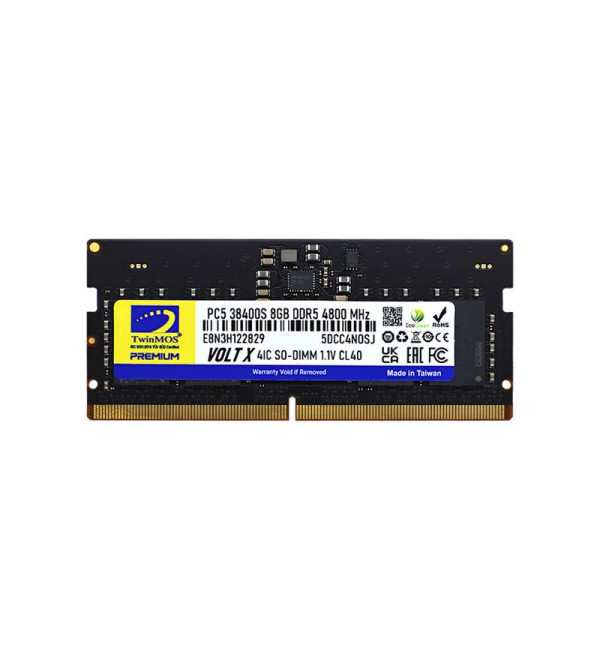 8 GB DDR5 4800MHZ TWINMOS NB TMD58GB4800S40