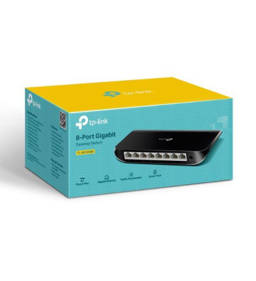 TP-LINK TL-SG1008D 8 PORT 10/100/1000 GIGABIT SWITCH