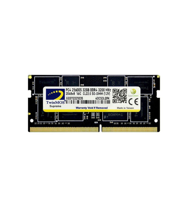 32 GB DDR4 3200MHZ TWINMOS NB MDD432GB3200N