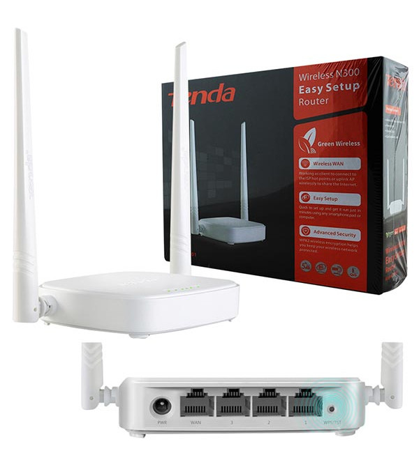 DXT TENDA N301 4 PORT 300 MBPS ROUTER AP REPEATER