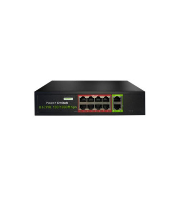 URANIUM POE-G8002-96W 8 PORT GIGABIT + 2 PORT GIGABIT RJ45 UPLINK POE SWITCH (REALTEK CHIPSET) URANIUM POE-G8002-96W 8 PORT GIGABIT + 2 PORT GIGABIT RJ45 UPLINK POE SWITCH (REALTEK CHIPSET)