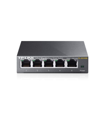TP-LINK TL-SG105E 5 PORT 10/100/1000 METAL SWITCH TP-LINK TL-SG105E 5 PORT 10/100/1000 METAL SWITCH