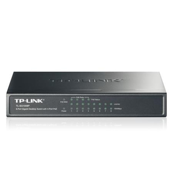 TP-LINK TL-SG1008P 8 PORT GIGABIT 4 POE SWITCH