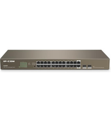 IP-COM IP-G1024F 24 PORT GIGABIT + 2X1GB SFP UPLINK RACKMOUNT SWITCH IP-COM IP-G1024F 24 PORT GIGABIT + 2X1GB SFP UPLINK RACKMOUNT SWITCH