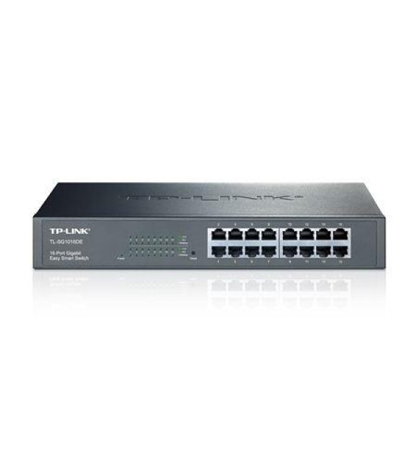 TP-LINK TL-SG1016DE 16 PORT 10/100/1000 GIGABIT EASY SMART SWITCH