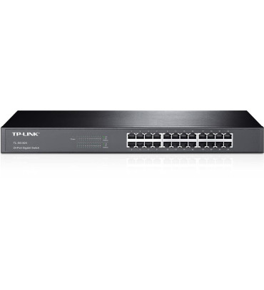 TP-LINK TL-SG1024 24 PORT GIGABIT 10/100/1000 RACKMOUNT SWITCH TP-LINK TL-SG1024 24 PORT GIGABIT 10/100/1000 RACKMOUNT SWITCH