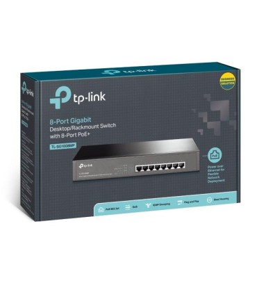 TP-LINK TL-SG1008MP 8 PORT GIGABIT 153W POE RACKMOUNT SWITCH TP-LINK TL-SG1008MP 8 PORT GIGABIT 153W POE RACKMOUNT SWITCH