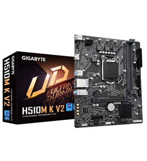 GIGABYTE H510M-K-V2 3200MHZ DDR4 1XHDMI 1XM.2 USB 3.2 MATX 1200P(10.VE 11.NESİL İŞLEMCİ UYUMLU-H470 CHIPSET)