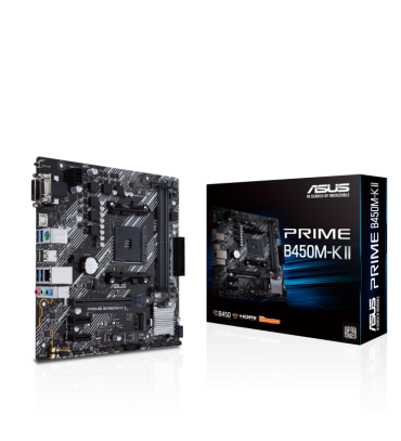 ASUS PRIME B450M-K II DDR4 4400MHZ 1XVGA 1XHDMI 1XDVI 1XM.2 USB 3.2 MATX AM4 (2. VE 1.NESİL İŞLEMCİ UYUMLU) ASUS PRIME B450M-K II DDR4 4400MHZ 1XVGA 1XHDMI 1XDVI 1XM.2 USB 3.2 MATX AM4 (2. VE 1.NESİL İŞLEMCİ UYUMLU)
