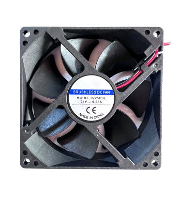 DXT POWERMASTER 90X90X25 MM 9X9 24 VOLT FAN DXT POWERMASTER 90X90X25 MM 9X9 24 VOLT FAN
