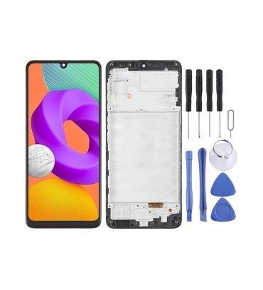 Samsung Uyumlu Galaxy SM-M225 M22 Ekran Lcd Dokunmatik Full Çıtalı
