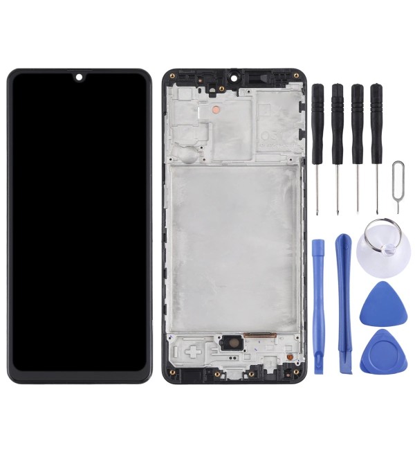 Samsung Uyumlu Galaxy SM-A315 A31 Ekran Lcd Dokunmatik Full Çıtalı Oled (AA Kalite)