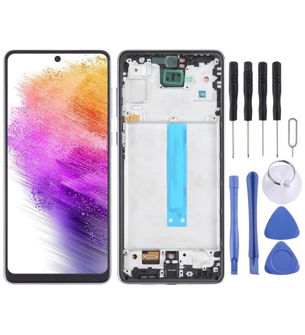 Samsung Uyumlu Galaxy SM-A736 A73 5G Ekran Lcd Dokunmatik Full Çıtalı Oled (AA Kalite)