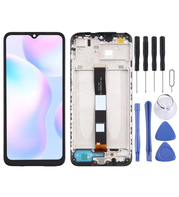 Xiaomi Uyumlu M2006C3LG Redmi 9A Ekran Lcd Dokunmatik Full Çıtalı (A Kalite)